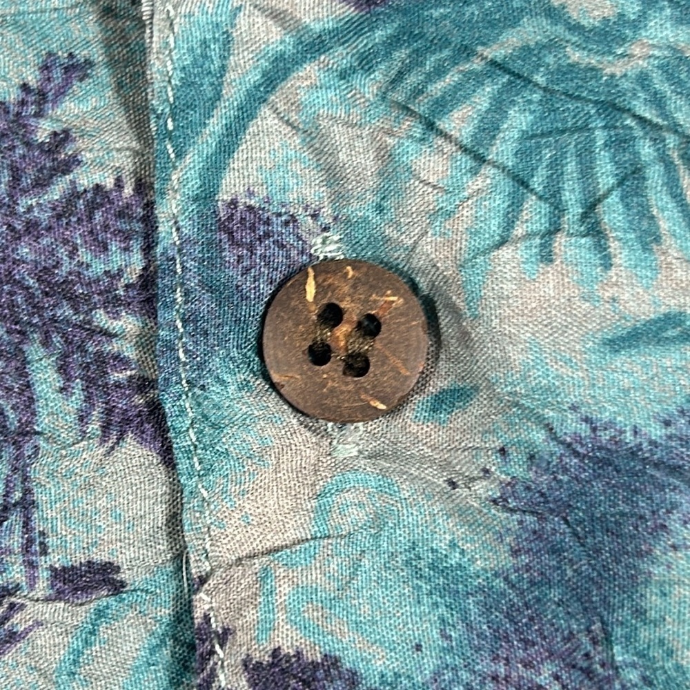 Vintage Joe Marlin Hawaiian Men's Button Down Short Sleeve Shirt - Picture 8 of 8